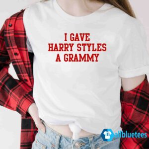 I gave Harry Styles a grammy shirt