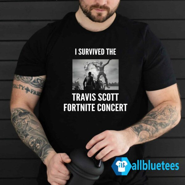 I Survived The Travis Scott Fornite Concert Shirt