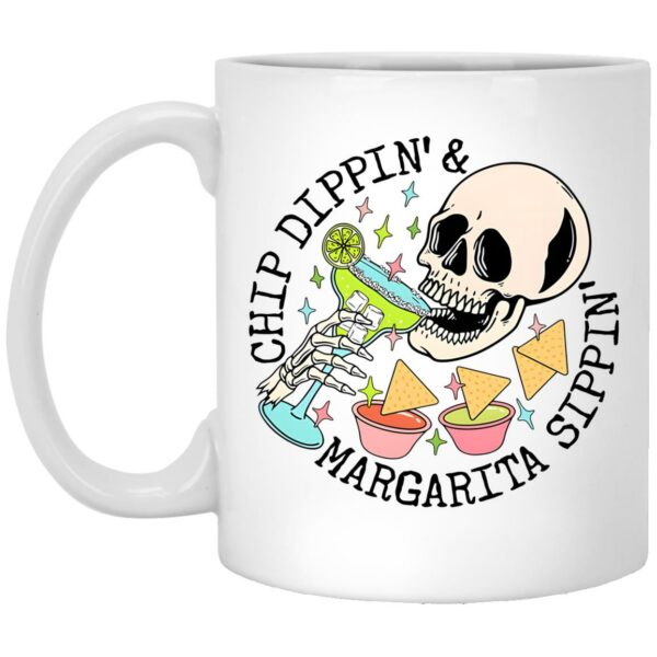 Skull Chip Dippin And Margarita Mugs