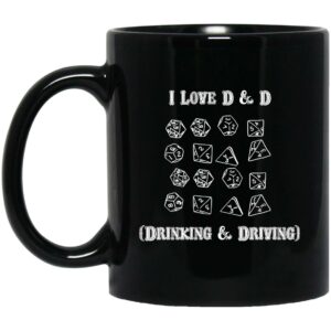 I Love D&D Drinking And Driving Mug