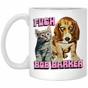 Cat and Dog Fuck Bob Barker Mug