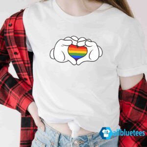 Mouse Hands Heart Pride Shirt