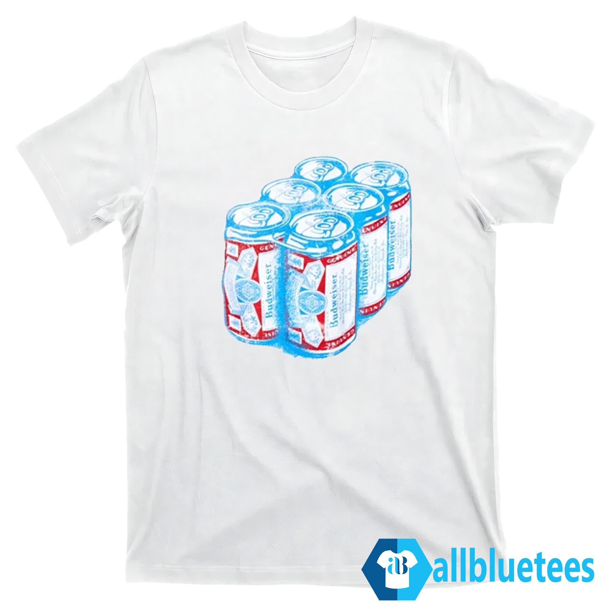 Budweiser Six Pack Shirt | Allbluetees.com