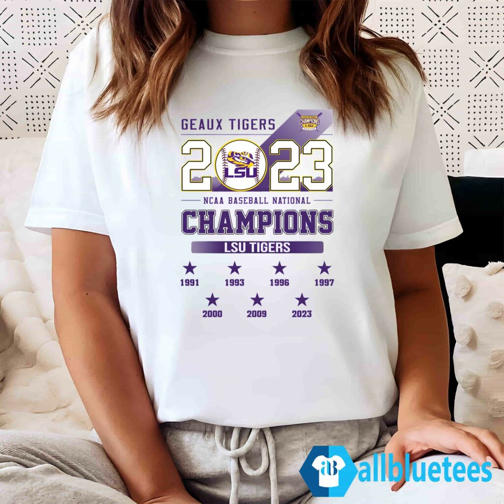 Geaux Tigers Baseball National Champions 2023 LSU Tigers Shirt