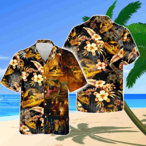 Jurassic 25th Anniversary Dinosaur Park Hawaiian Shirt