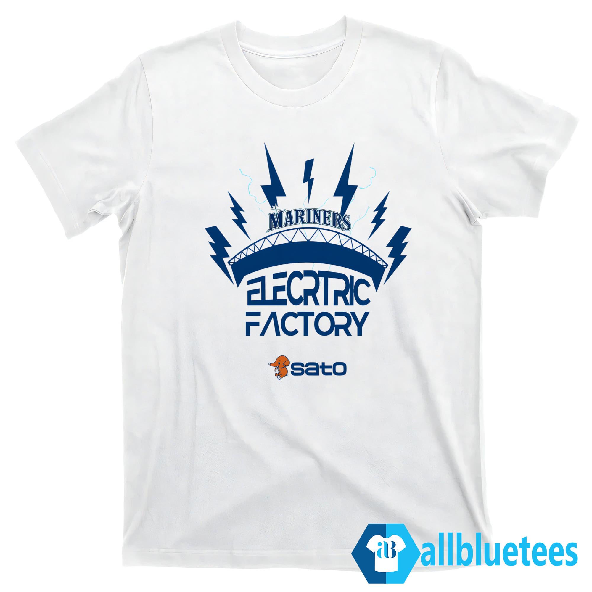 Seattle Mariners Electric Factory Shirt Mariners Team Store - Hectee