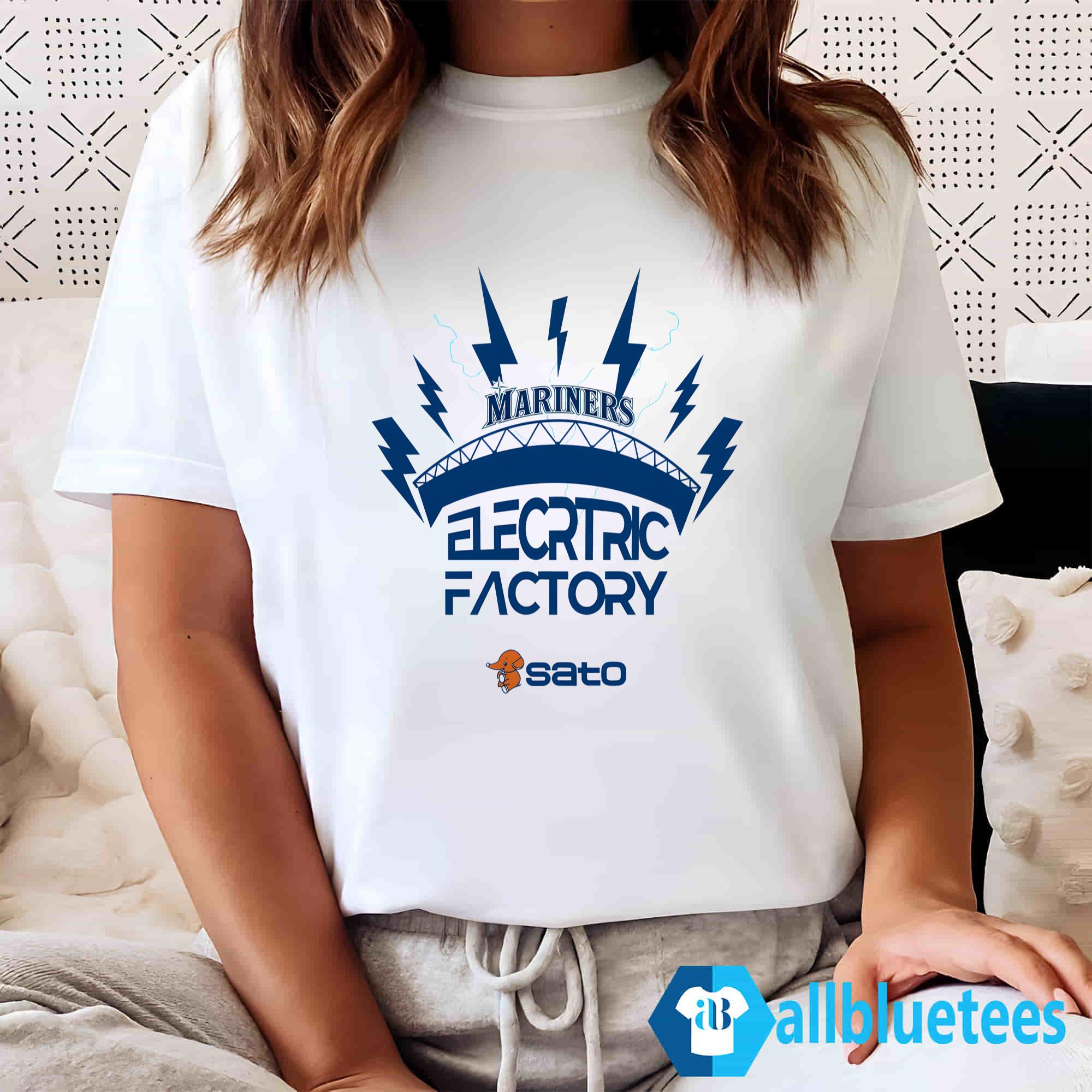 Seattle Mariners Electric Factory Shirt Mariners Team Store - Hectee