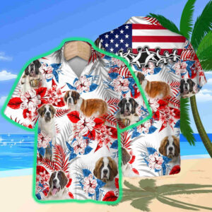 St Bernard Hawaiian Shirt