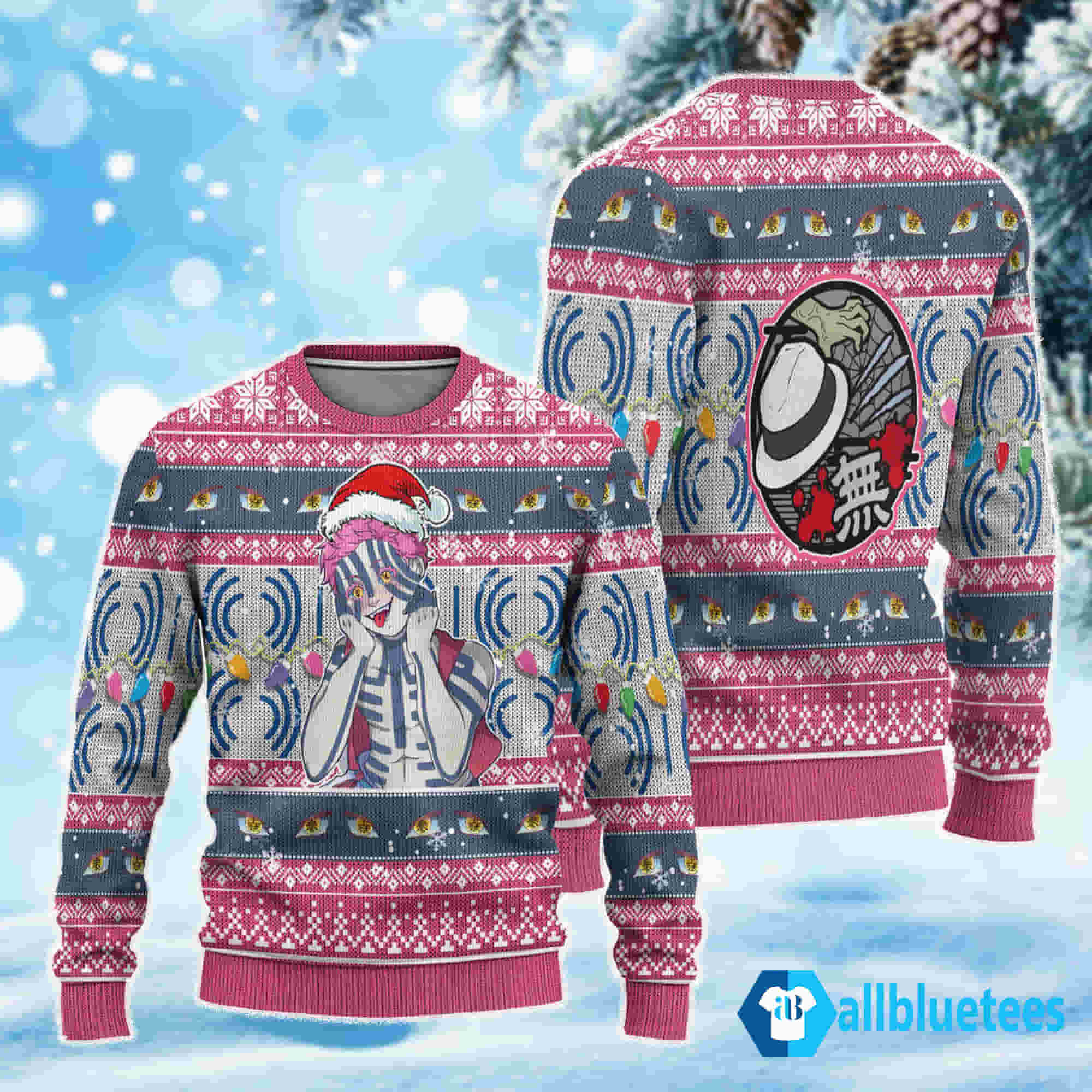 I wish you an OK Christmas Ugly Knitted Christmas Sweatshirt, Anime Xmas  Sweater - YesItCustom