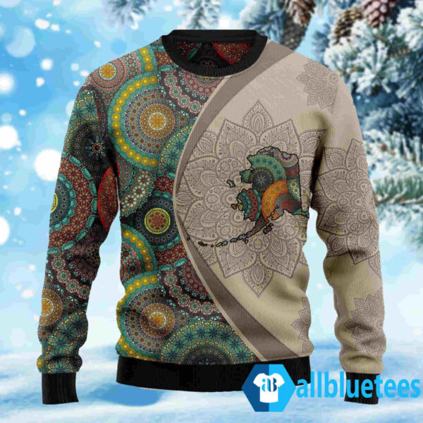 Alaska Mandala Christmas Sweater