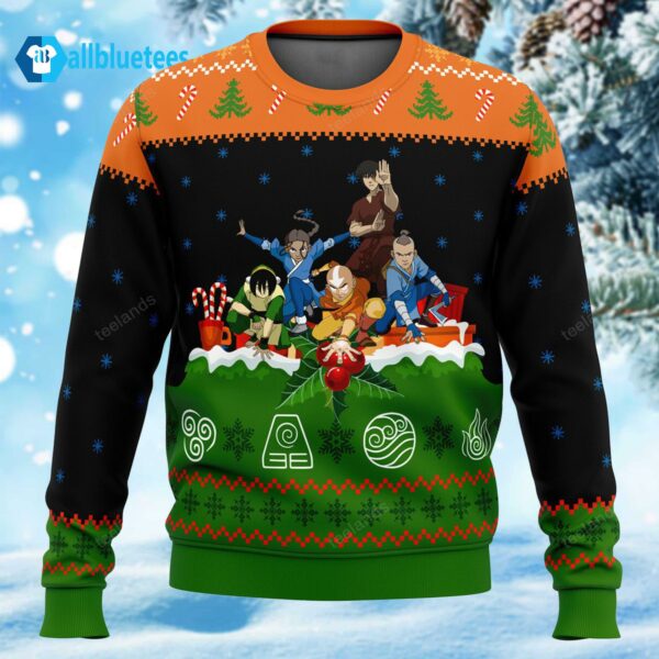 Avatar The Last Airbender On The Chimney Top Christmas Sweater