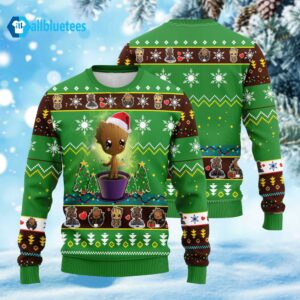 Baby Groot Ugly Christmas Sweater