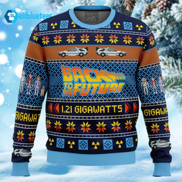 Back To The Future Christmas Sweater
