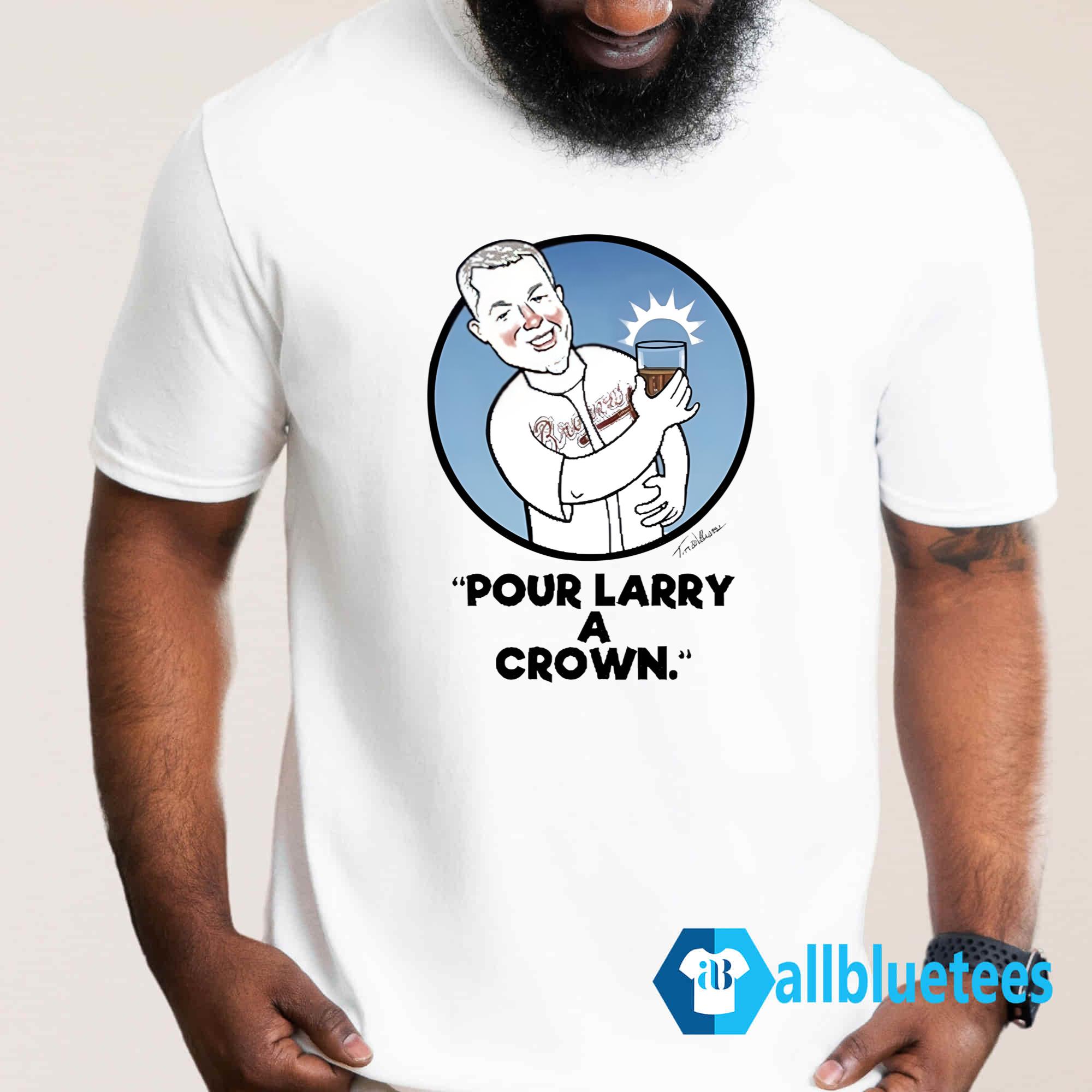Eletees Chipper Jones Pour Larry A Crown Shirt