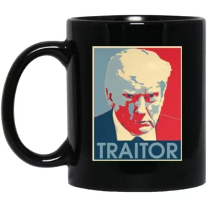 Donald Trump Mugshot Traitor Mug