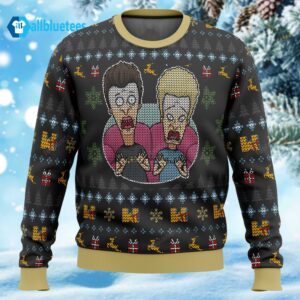 Beavis And Butthead Christmas Sweater