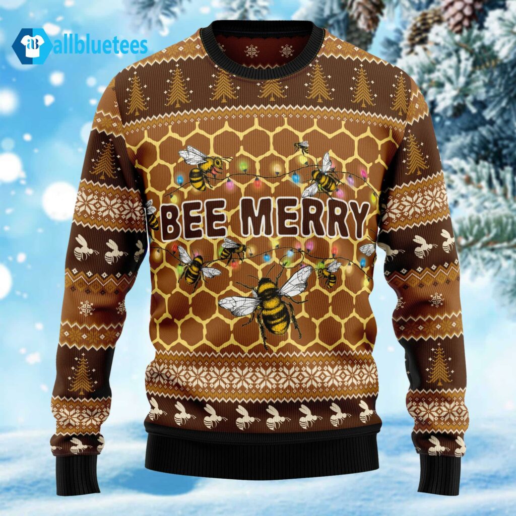 Bee Merry Christmas Sweater
