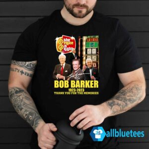 Bob Barker 1923-2023 Thanks For The Memories Shirt