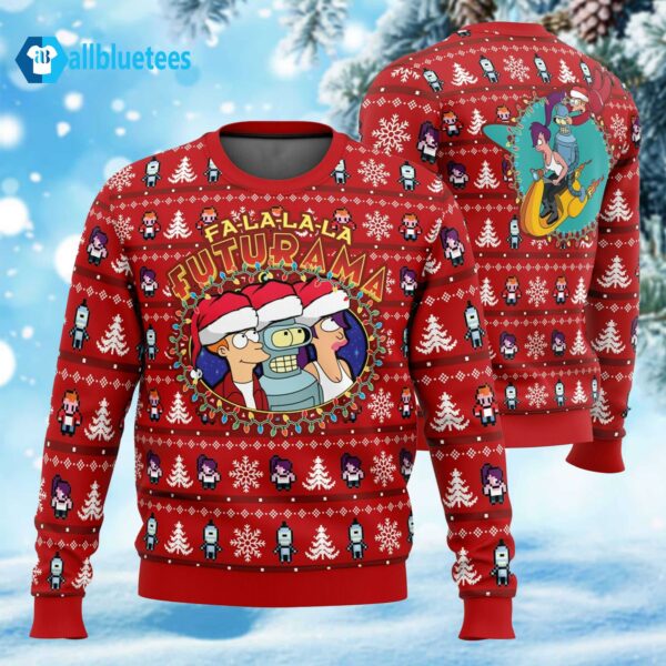 Fa-La-La-La Futurama Ugly Christmas Sweater