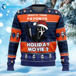 Ghostface What’s Your Favorite Holiday Movie Christmas Sweater