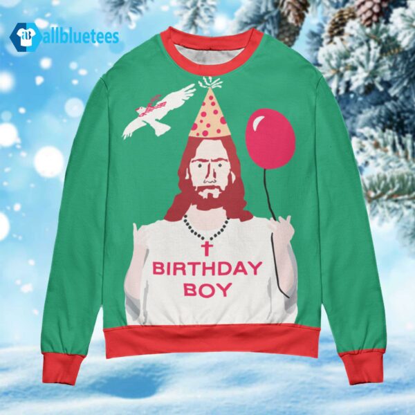 Jesus Birthday Boy Christmas Sweater