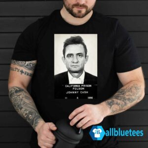 Johnny Cash Mug Shot Shirt