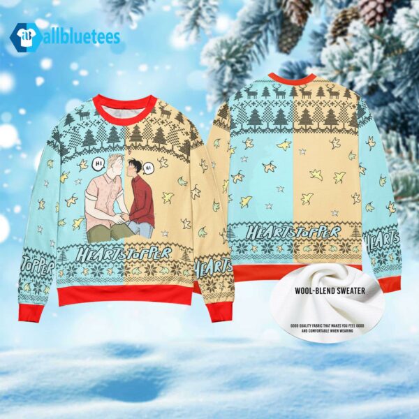 LGBTQ Heartstopper Nick And Charlie Ugly Christmas Sweater