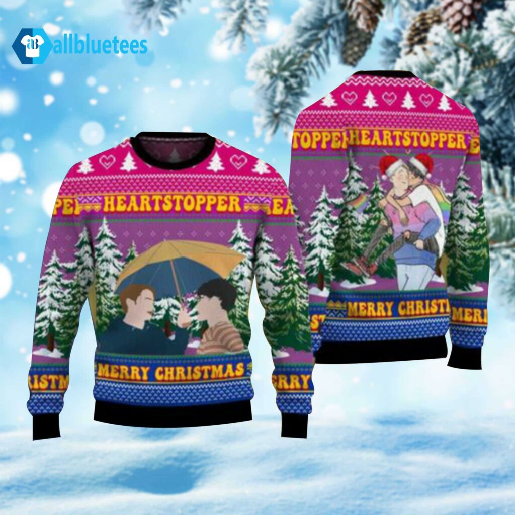 LGBTQ Nick And Charlie Sweater Heartstopper Christmas Sweater