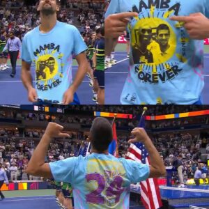 Novak Djokovic Kobe Bryant MAMBA FOREVER Shirt