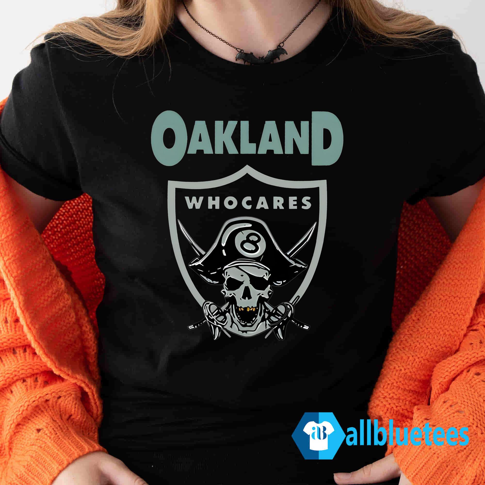 Oakland Who Care Pirate T-Shirt