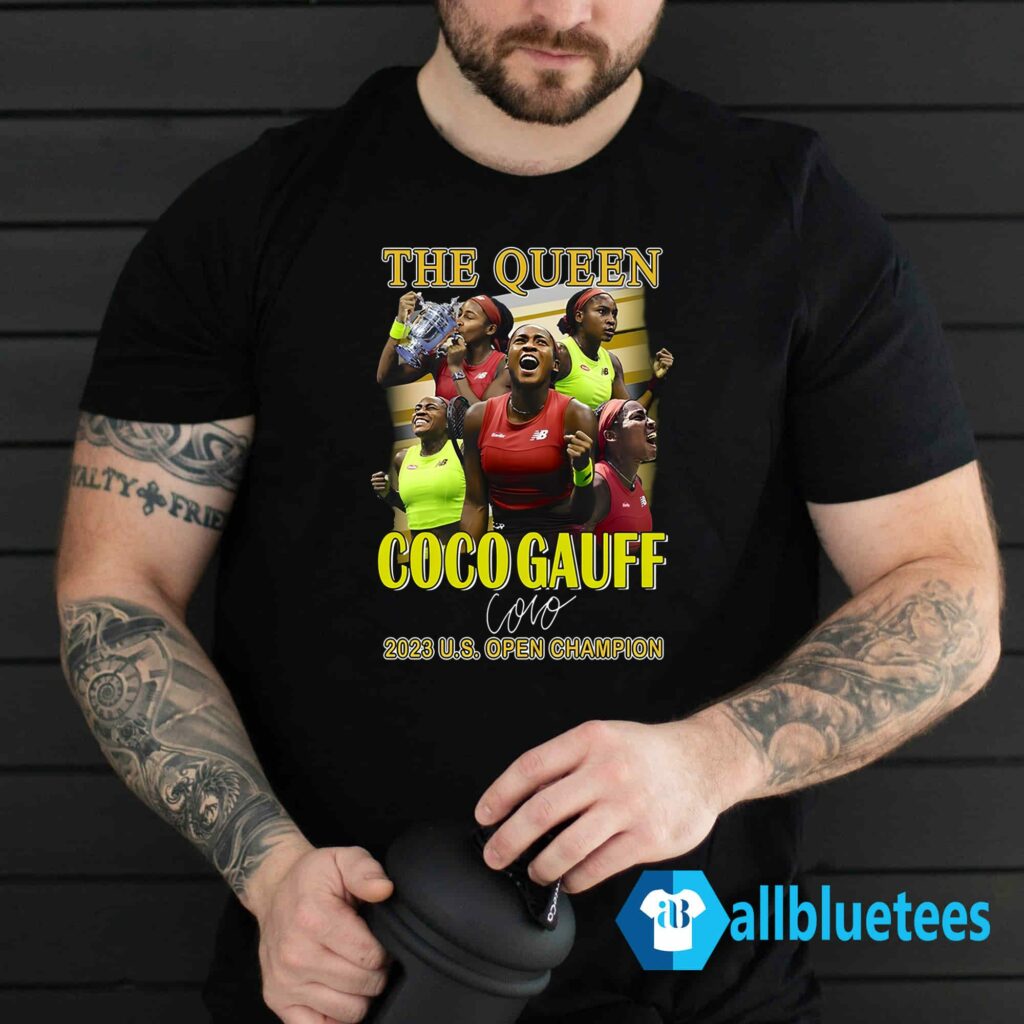 The Queen Coco Gauff 2023 Us Open Champion Shirt