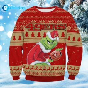 49ers Grinch Ugly Christmas Sweater