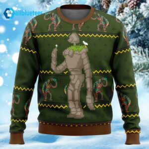 Castle In The Sky Laputan Robot Soldier Ugly Christmas Sweater