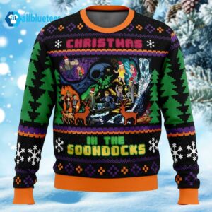 Christmas In The Goondocks Goonies Ugly Christmas Sweater