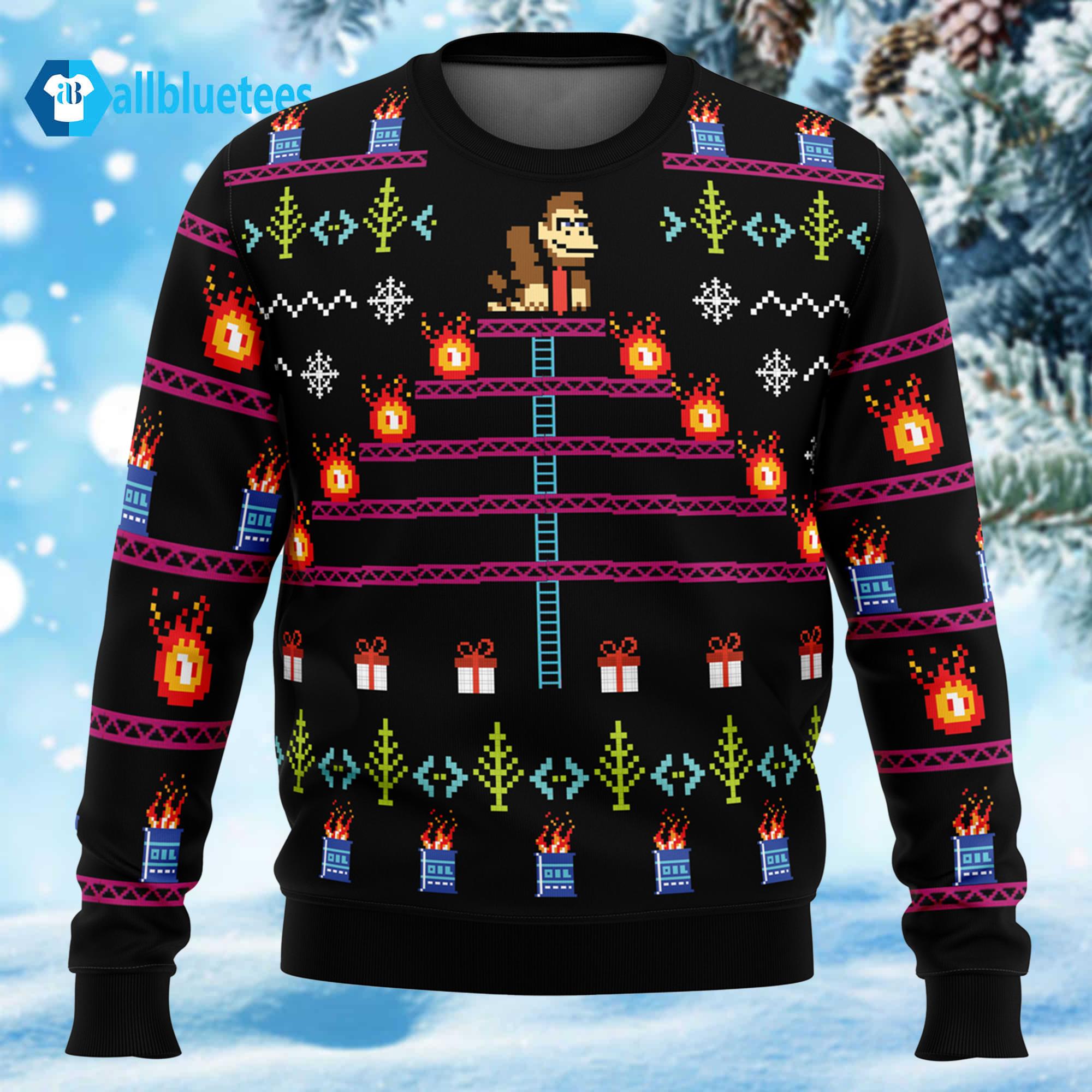 Donkey Kong Ugly Christmas Sweater | Allbluetees.com