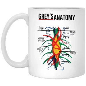 Grey's Anatomy Vien Spial Corp Feeping Arteries Mug