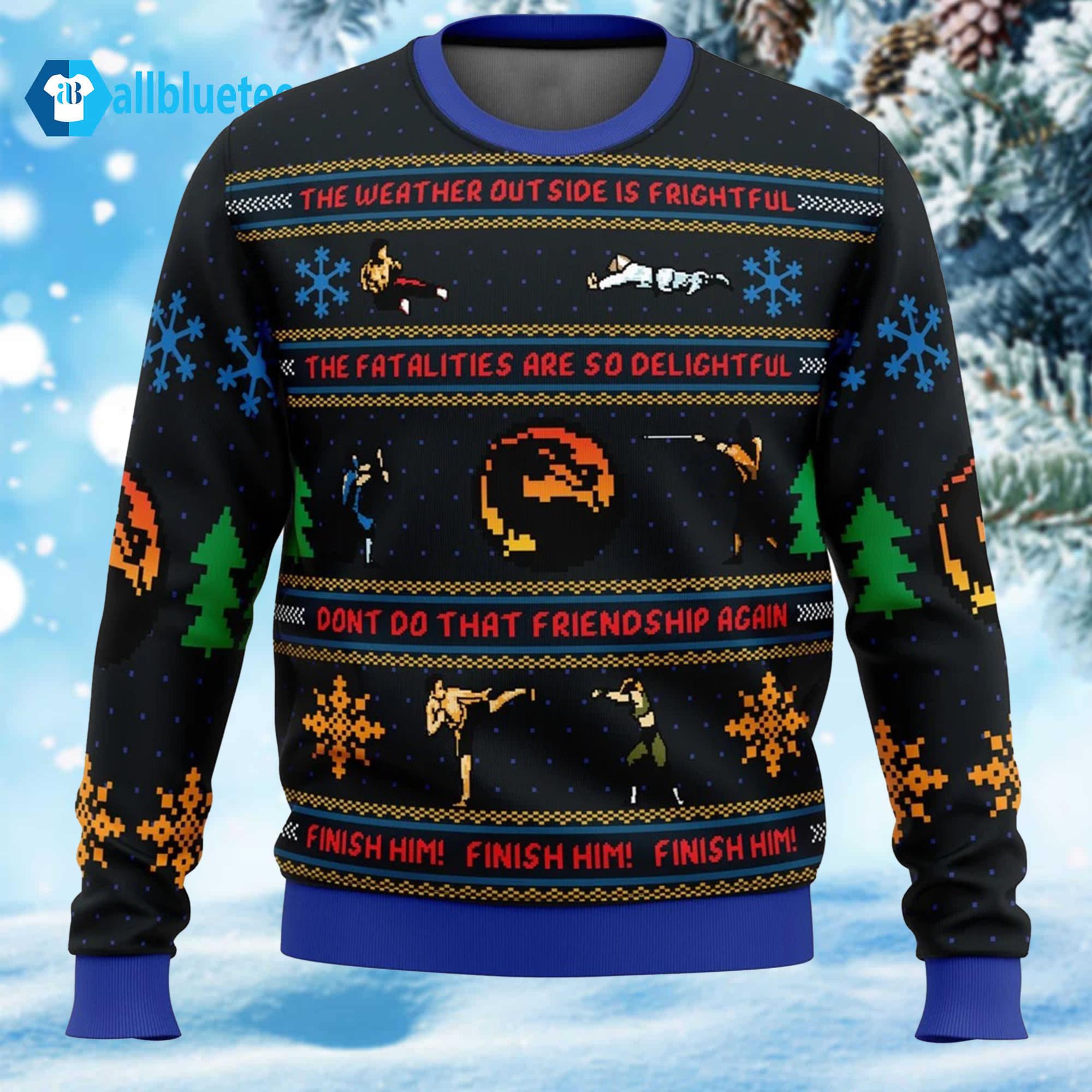 Mortal Kombat Ugly Christmas Sweater | Allbluetees.com