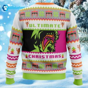 Ultimate Warrior Christmas Pro Wrestling Christmas Sweater