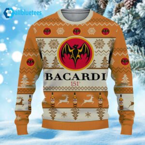 Bacardi 151 Ugly Christmas Sweater