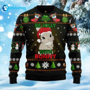 Be Jolly With Bunny Ugly Christmas Sweater