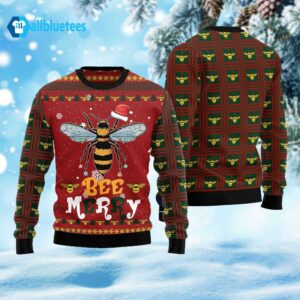 Bee Merry Christmas Ugly Sweater