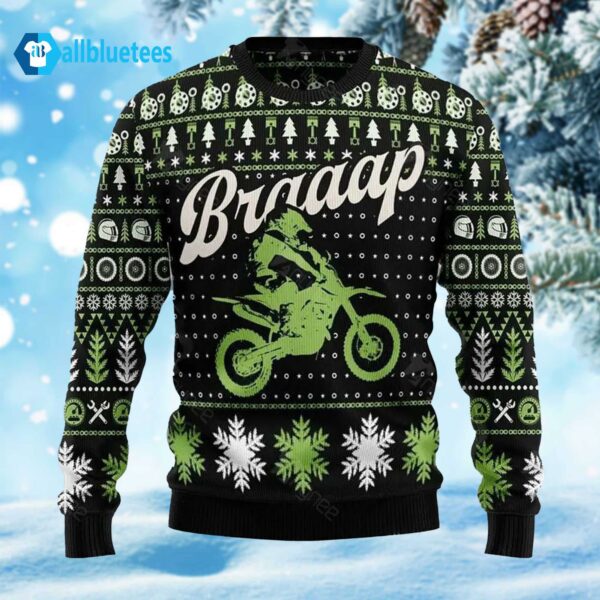 Braaap Moto Christmas Sweater