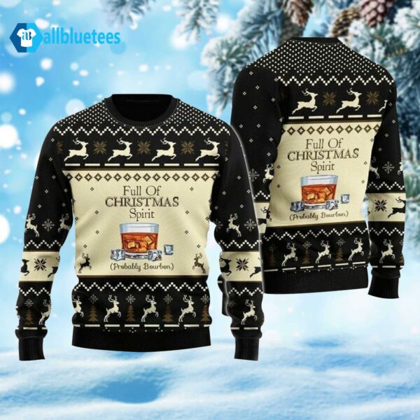 Canadian Club Whisky Snowflake Ugly Christmas Sweater