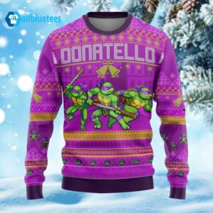 Donatello Teenage Mutant Ninja Turtles Ugly Christmas Sweater