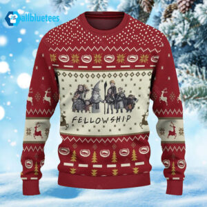 Fellowship LOTR Ugly Christmas Sweater