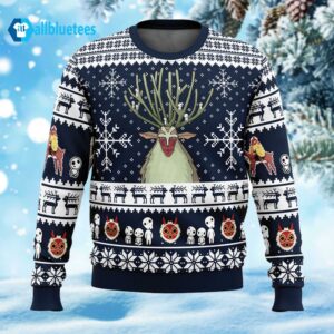 Forest Spirit Princess Mononoke Christmas Sweater
