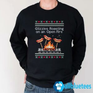 Glizzies Roasting Tacky Christmas Sweater