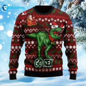 Go Rex Ugly Christmas Sweater