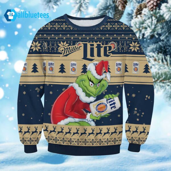 Grinch Miller Light Ugly Christmas Sweater