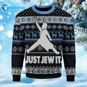 Just Jew It Ugly Christmas Sweater